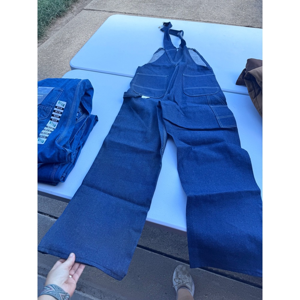 Key Imperial Aristocrat Overalls Mens 33x30 Dark Wash Denim Made in USA 272.41